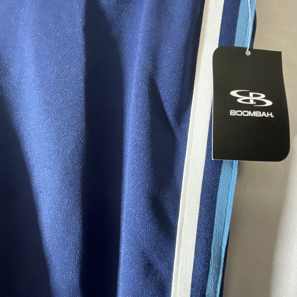 New Boombah Softball Pants Womens 36 Blue With Stripes Cropped - Picture 2 of 5